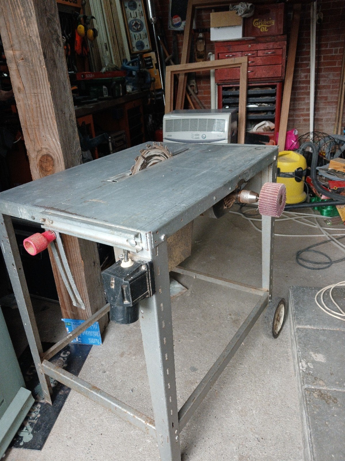 zaagtafel combinatie machine zaagmachine, Gebruikt, Cirkelzaag, Ophalen of Verzenden, 30 tot 70 mm