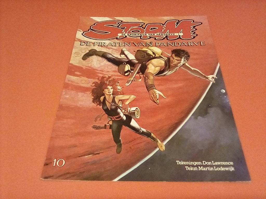 Storm: De Kronieken van Pandarve - De Piraten van Pandarve, Eén stripboek, Don Lawrence, Martin Lodewijk, Ophalen of Verzenden