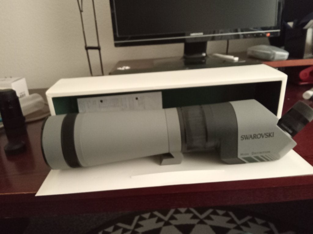 Swarovski Habicht AT 80HD telescoop, Ophalen, Lenzentelescoop (refractor), 80 tot 200 mm, Met statief