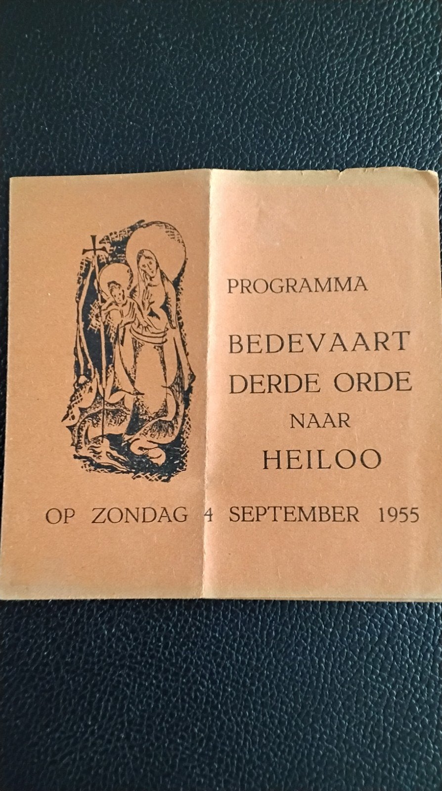 Programma Bedevaart Derde Orde naar Heiloo 1955, Ophalen of Verzenden