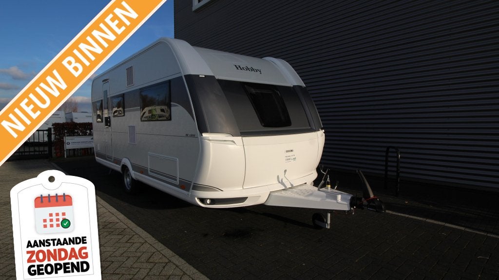 Hobby De Luxe 495 UL, Caravans en Kamperen, Caravans, Rondzit, Hobby, Bedrijf, 4 tot 5 meter