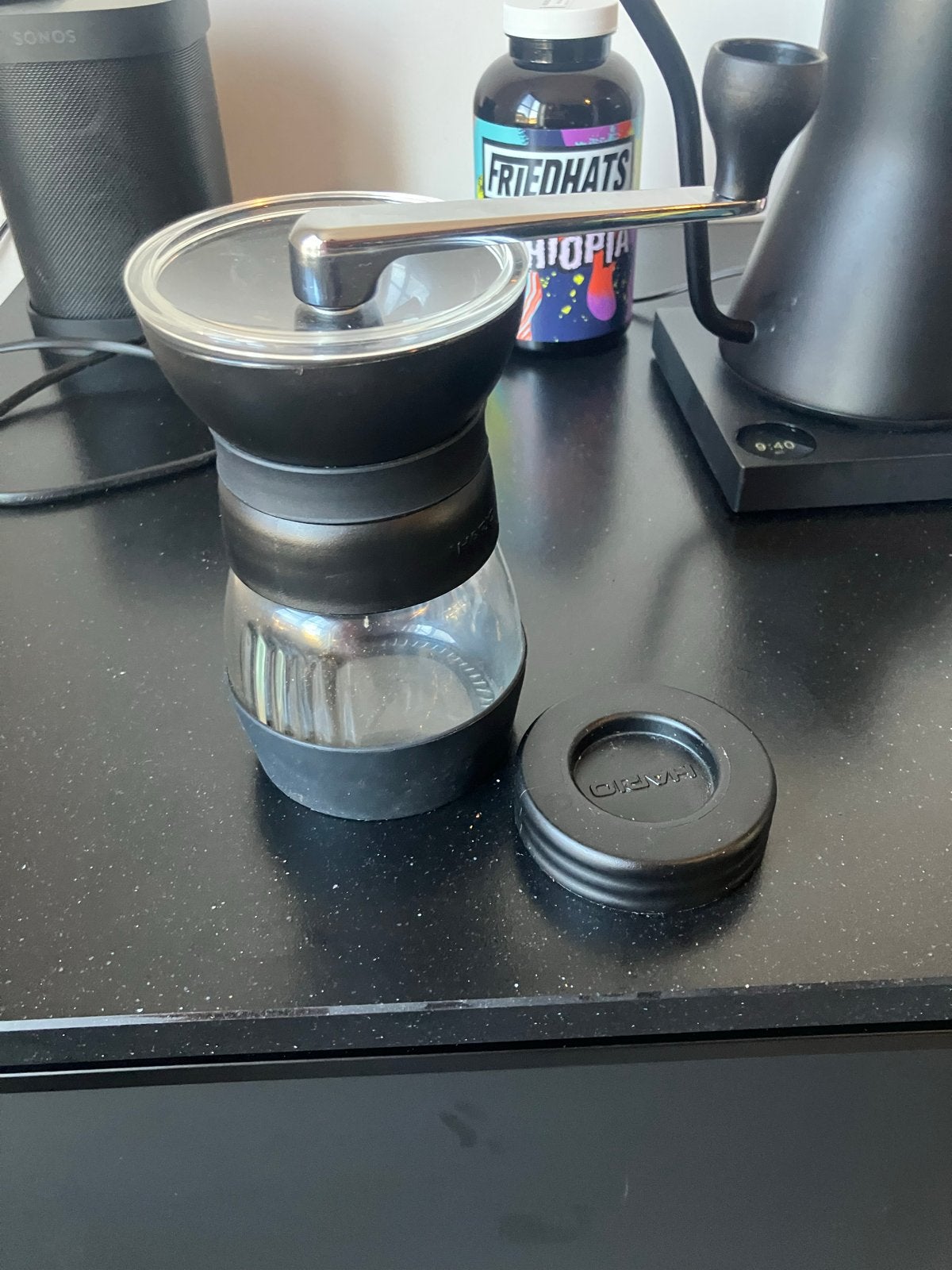 Hario Skerton Pro handmatige koffiemolen, Ophalen, Gebruikt, Overige merken, Koffiemolen
