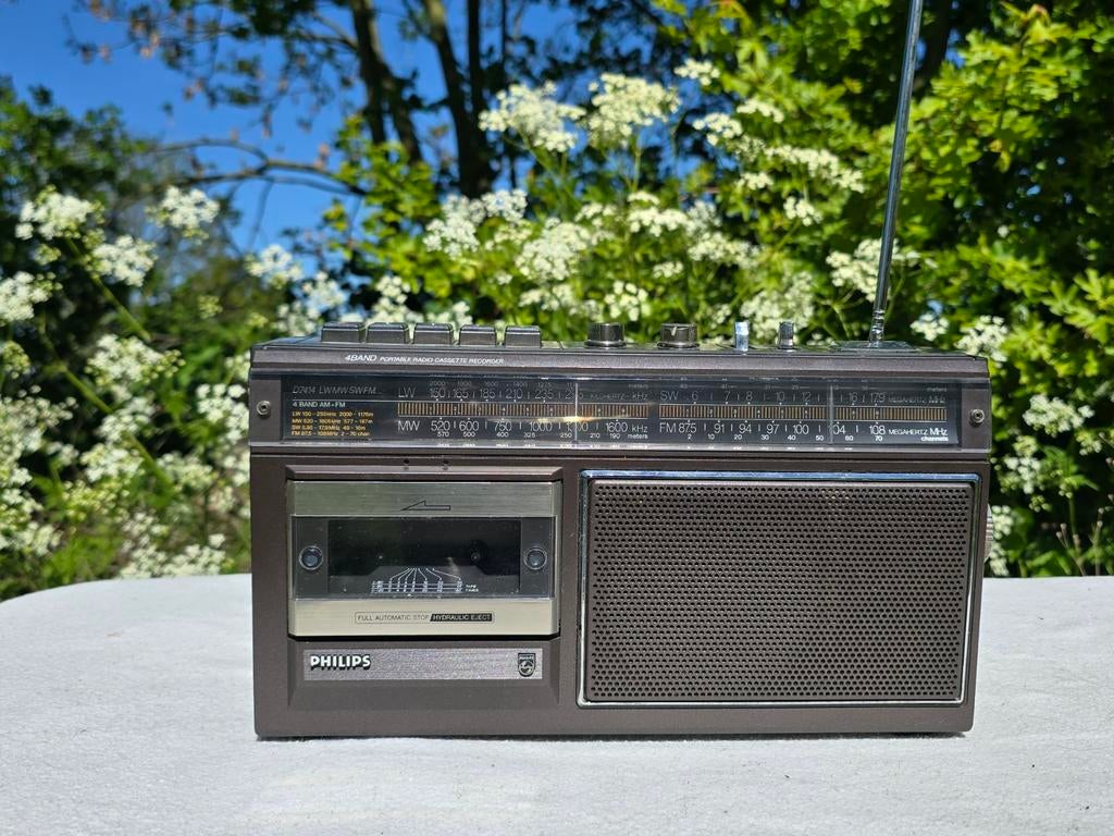 Philips D7414/00 radio/cassette recorder, Ophalen of Verzenden