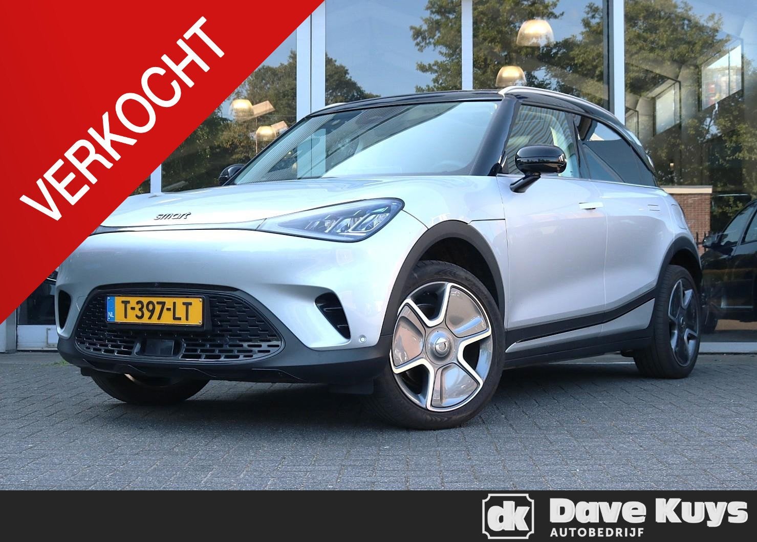 smart #1 Pro+ 66 kWh Trekhaak | Panoramadak | Leder | Adapti, Auto's, Automaat, 12 maanden, Achterwielaandrijving, Gebruikt