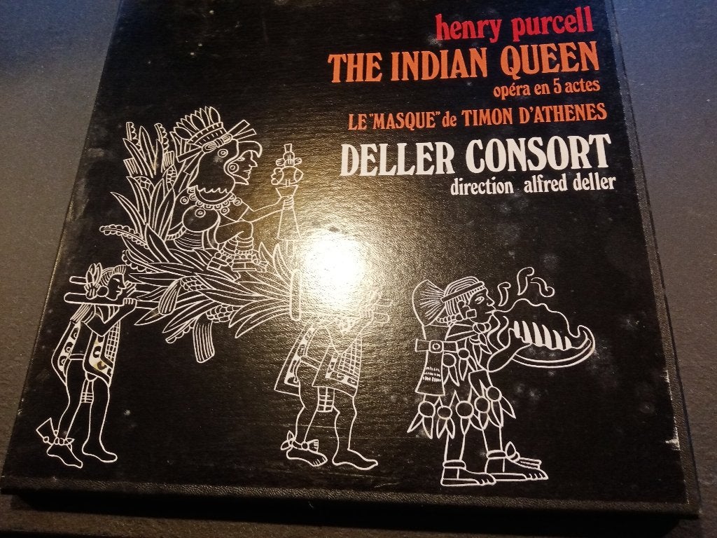 Henry Purcell The Indian Queen opera en 5 actes, Ophalen of Verzenden, Zo goed als nieuw, 12 inch