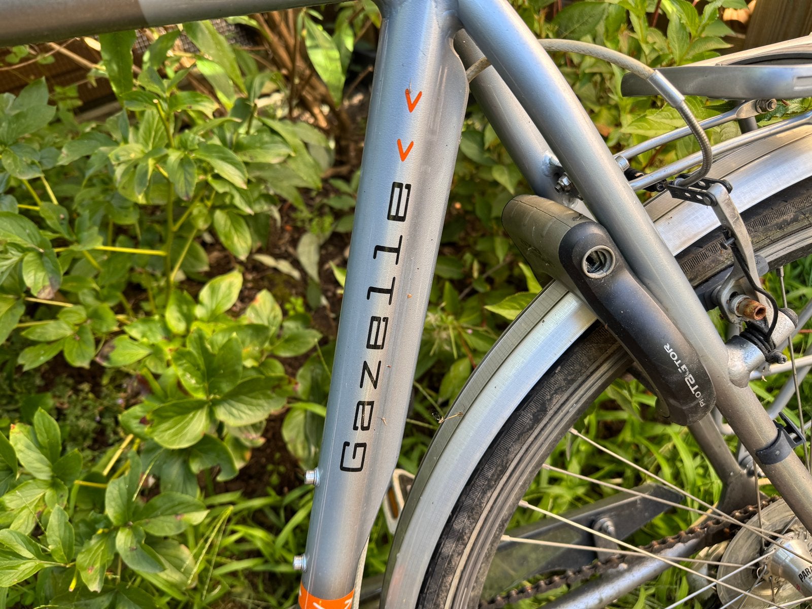 Gazelle heren fiets, Ophalen, Gebruikt, Velgrem, 61 tot 65 cm