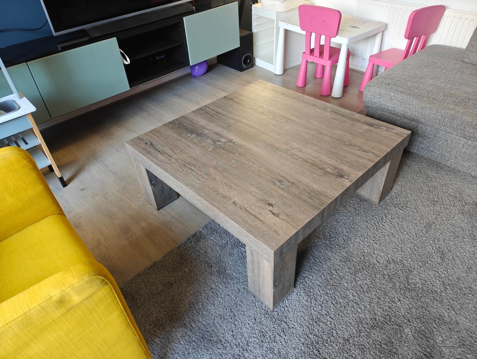 Salontafel 100x100 cm, Ophalen, 50 tot 100 cm, Vierkant, 50 tot 100 cm