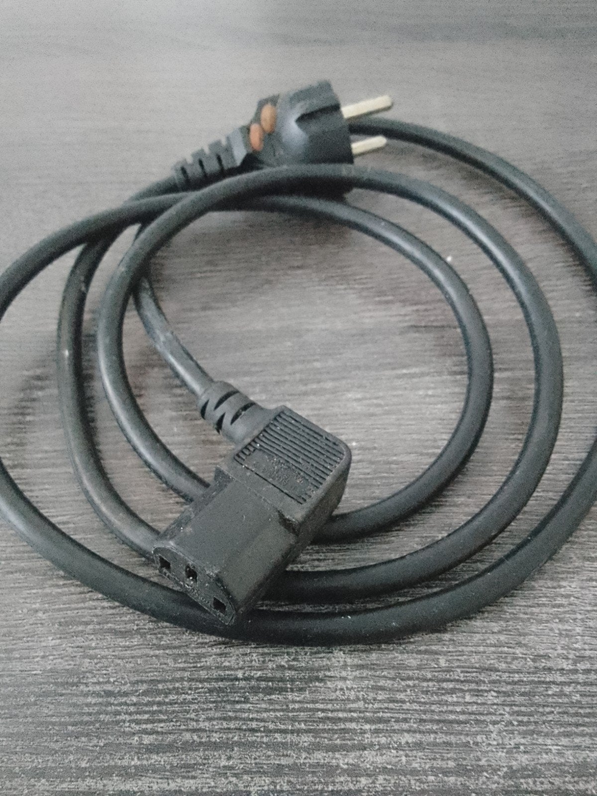 Stroomkabel voor PC/Monitor - Gebruikt, Ophalen, Gebruikt