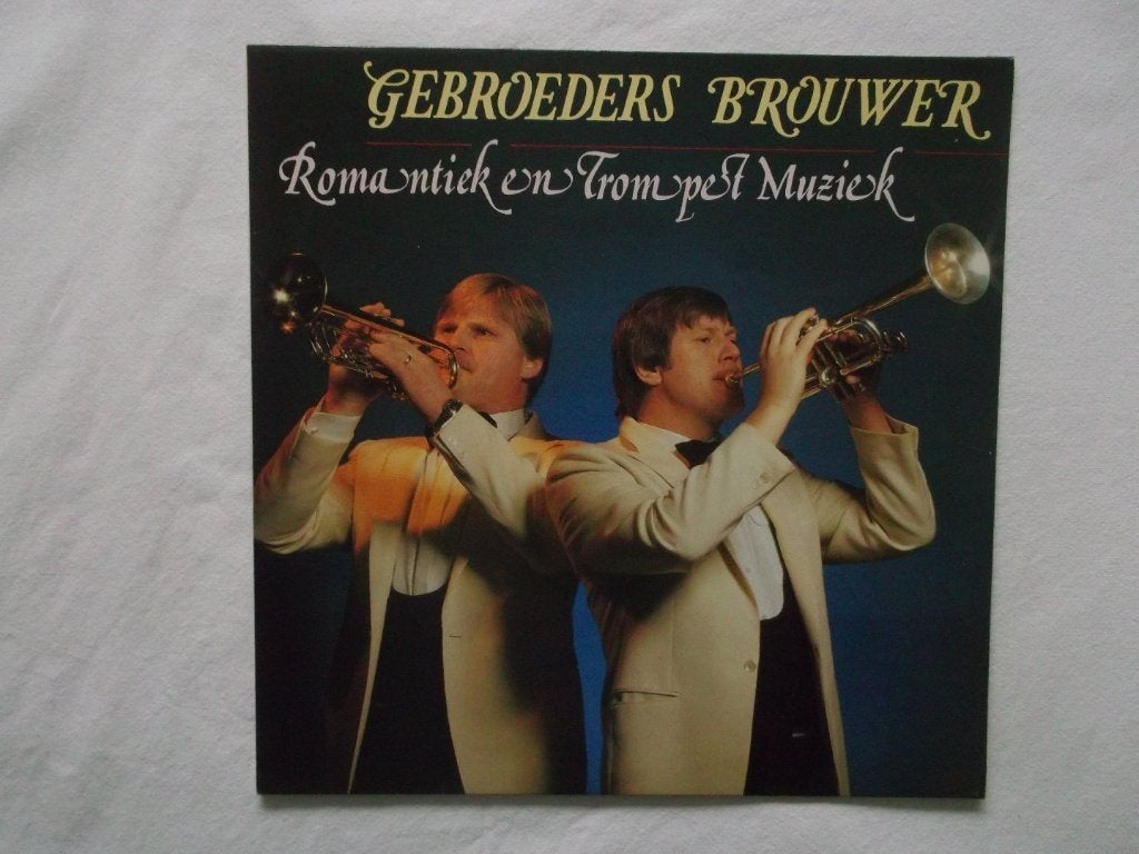 Gebroeders Brouwer - Romantiek en trompet muziek LP, LP, Gebruikt, Ophalen of Verzenden, Levenslied of Smartlap