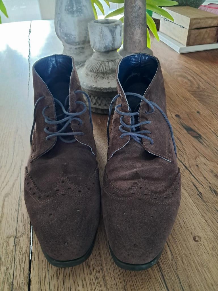 Greve schoenen maat 42,5, Bruin, Ophalen of Verzenden, Veterschoenen, Gedragen