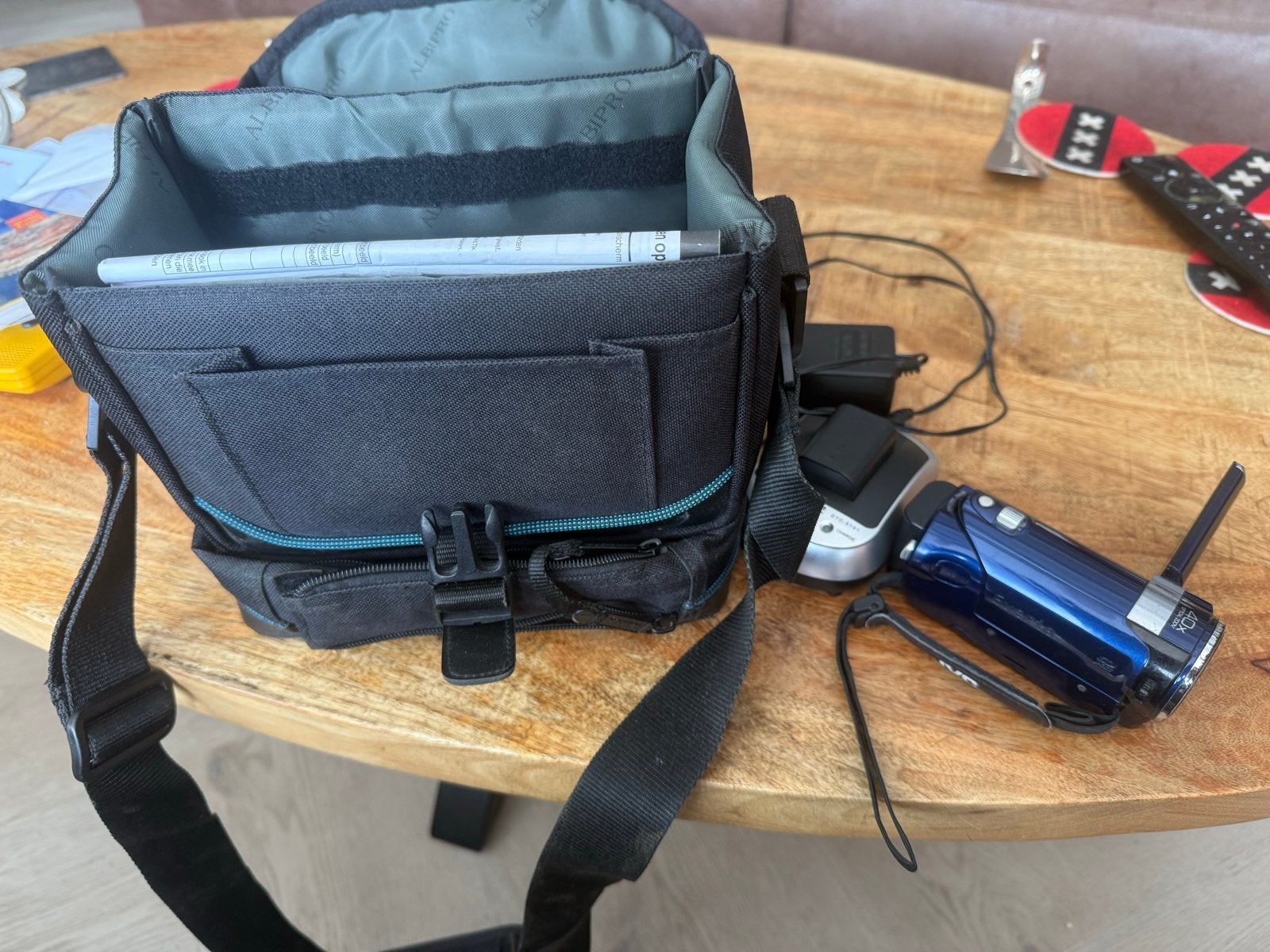 JVC Everio videocamera met tas en accessoires, Gebruikt, JVC, Overige soorten, Camera