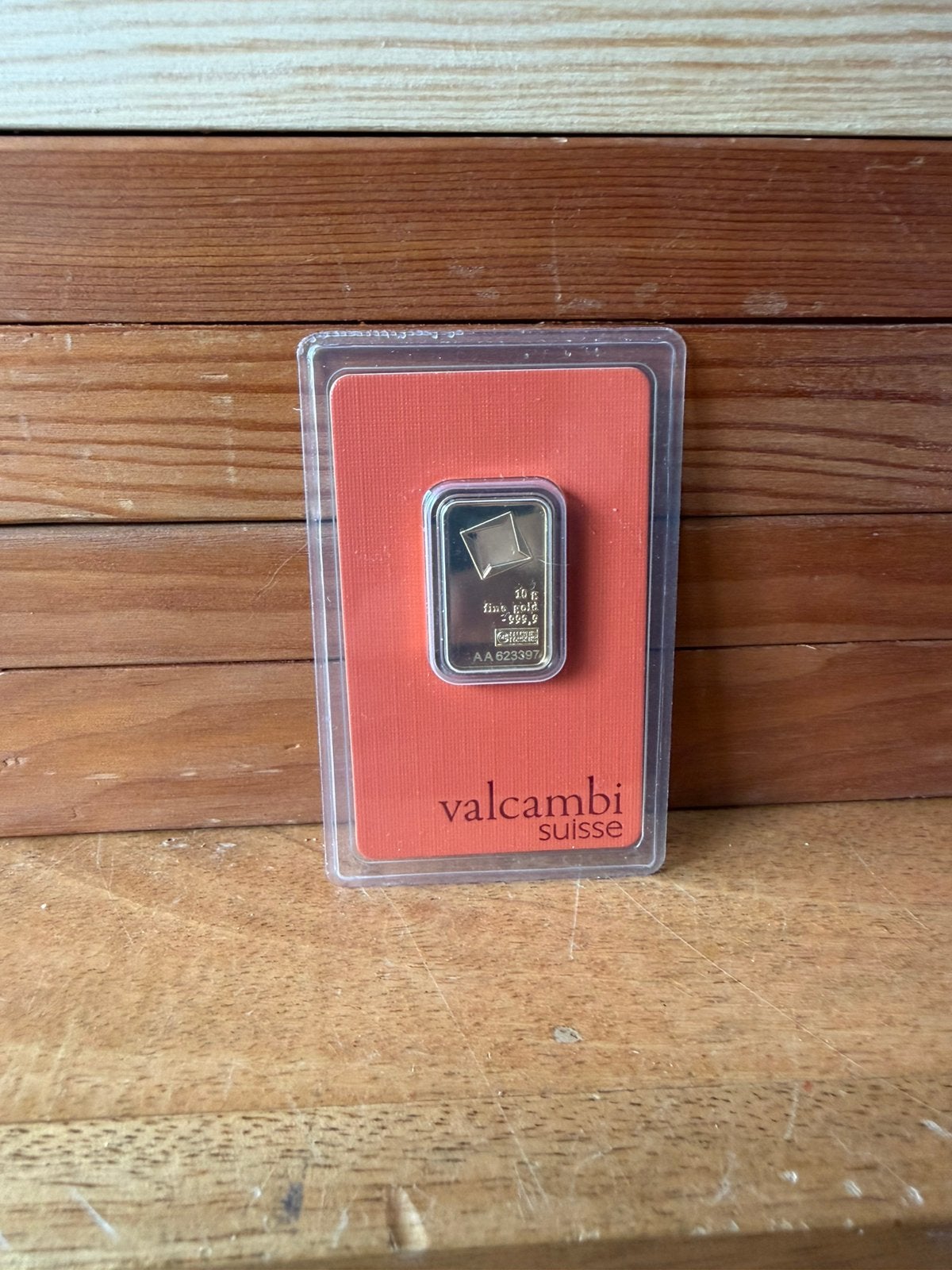 Valcambi suisse 10 gr, Ophalen of Verzenden, Goud