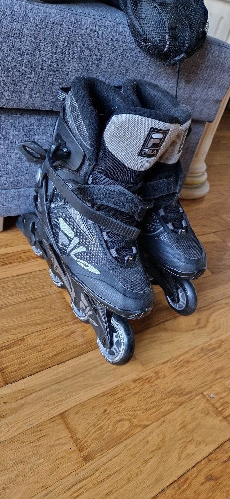 Fila skeelers set, Heren, Zo goed als nieuw, Inline skates 4 wielen, Ophalen