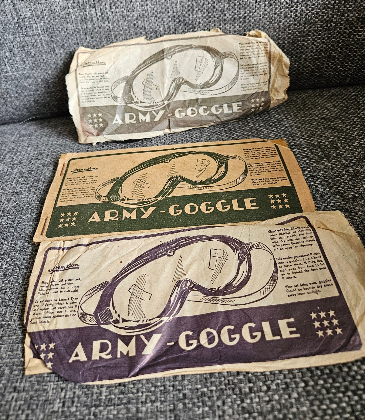 Army-Goggle - Originele Verpakking, Verzenden, Landmacht, Amerika, Overige typen