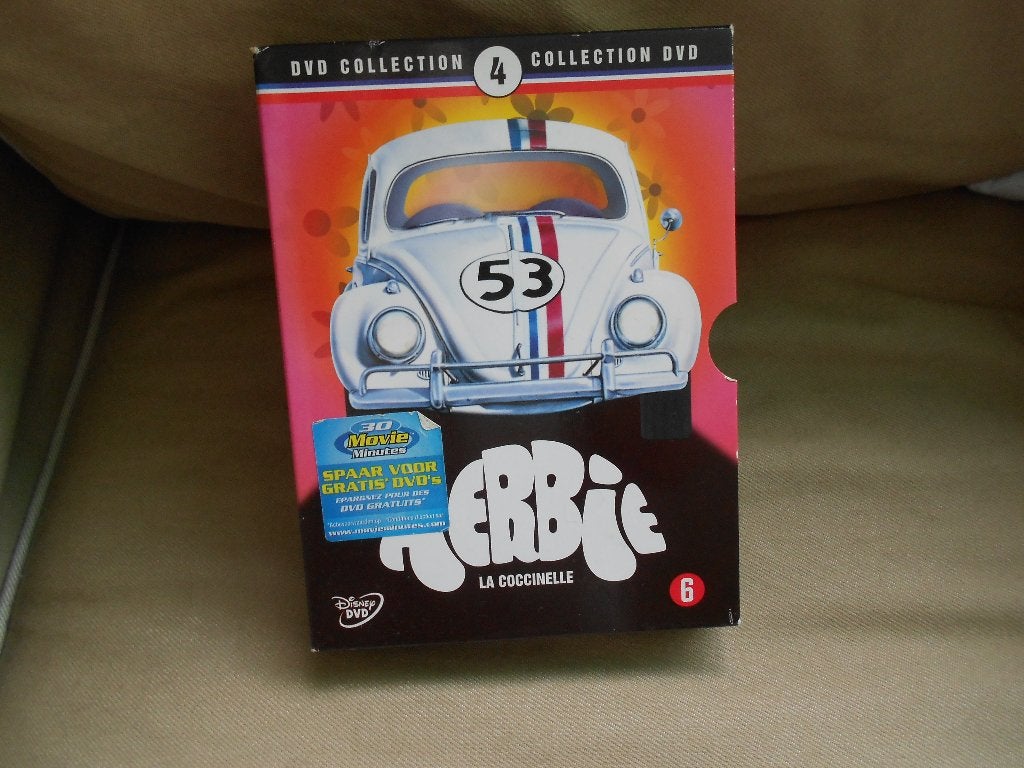 Disney dvd collectie Herbie 4 dvd box, Alle leeftijden, Ophalen, Gebruikt, Komedie