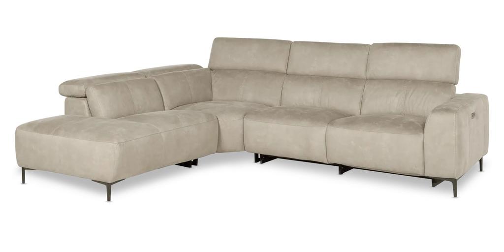 Luxe Nieuwe De Bommel Hoekbank Delano - Elektrisch +usb port, Huis en Inrichting, Banken | Bankstellen, 250 tot 300 cm, Super Luxe