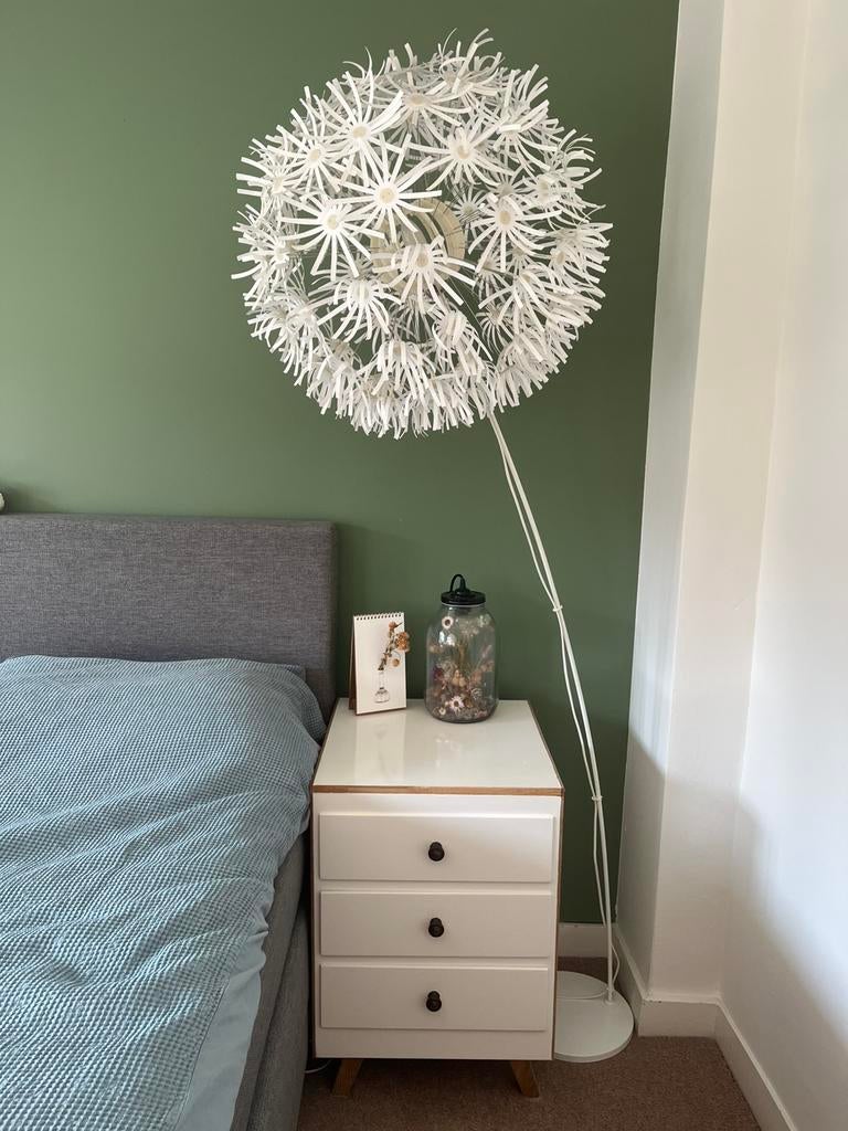 Ikea Maskros vloerlamp, Ophalen, Gebruikt, Metaal, 150 tot 200 cm