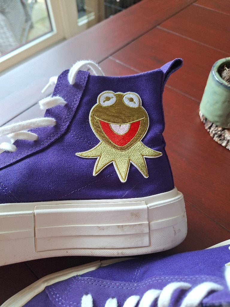 Converse All Stars 42,5 paarse muppet sneakers, Overige kleuren, Verzenden, Converse All Stars, Sneakers of Gympen