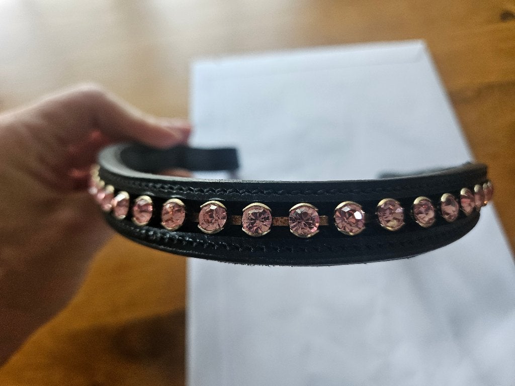 Frontriem, Ophalen of Verzenden, Zo goed als nieuw, Roze, Full
