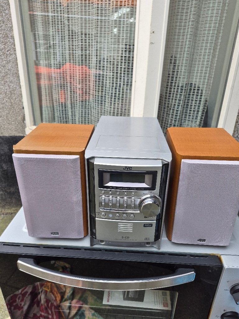 JVC UX-S59 MICRO STEREO set - 5CD, Ophalen, Gebruikt, JVC, Tuner of Radio