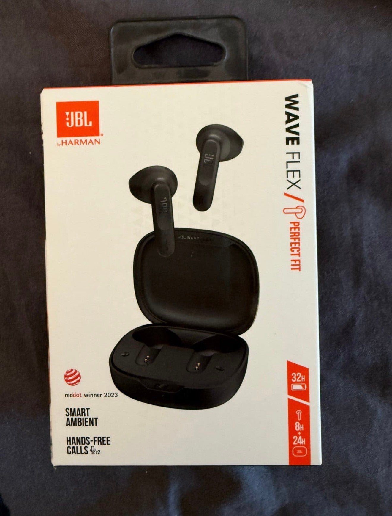 JBL Wave Flex draadloze oordopjes, Telecommunicatie, Zwart, In gehoorgang (in-ear), Nieuw, Ophalen of Verzenden