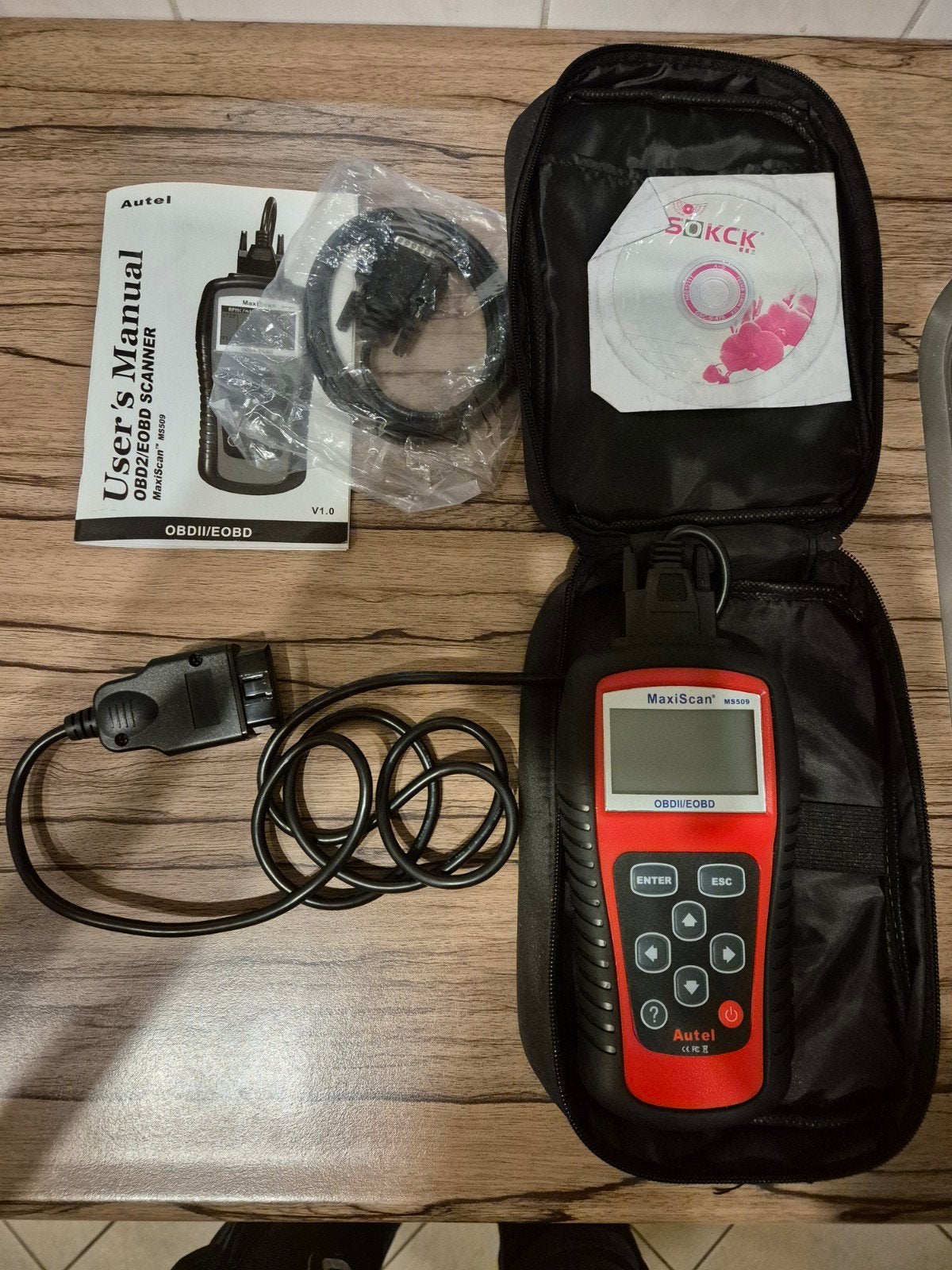 Autel MaxiScan MS509 OBD2/EOBD Scanner, Ophalen of Verzenden, Gebruikt