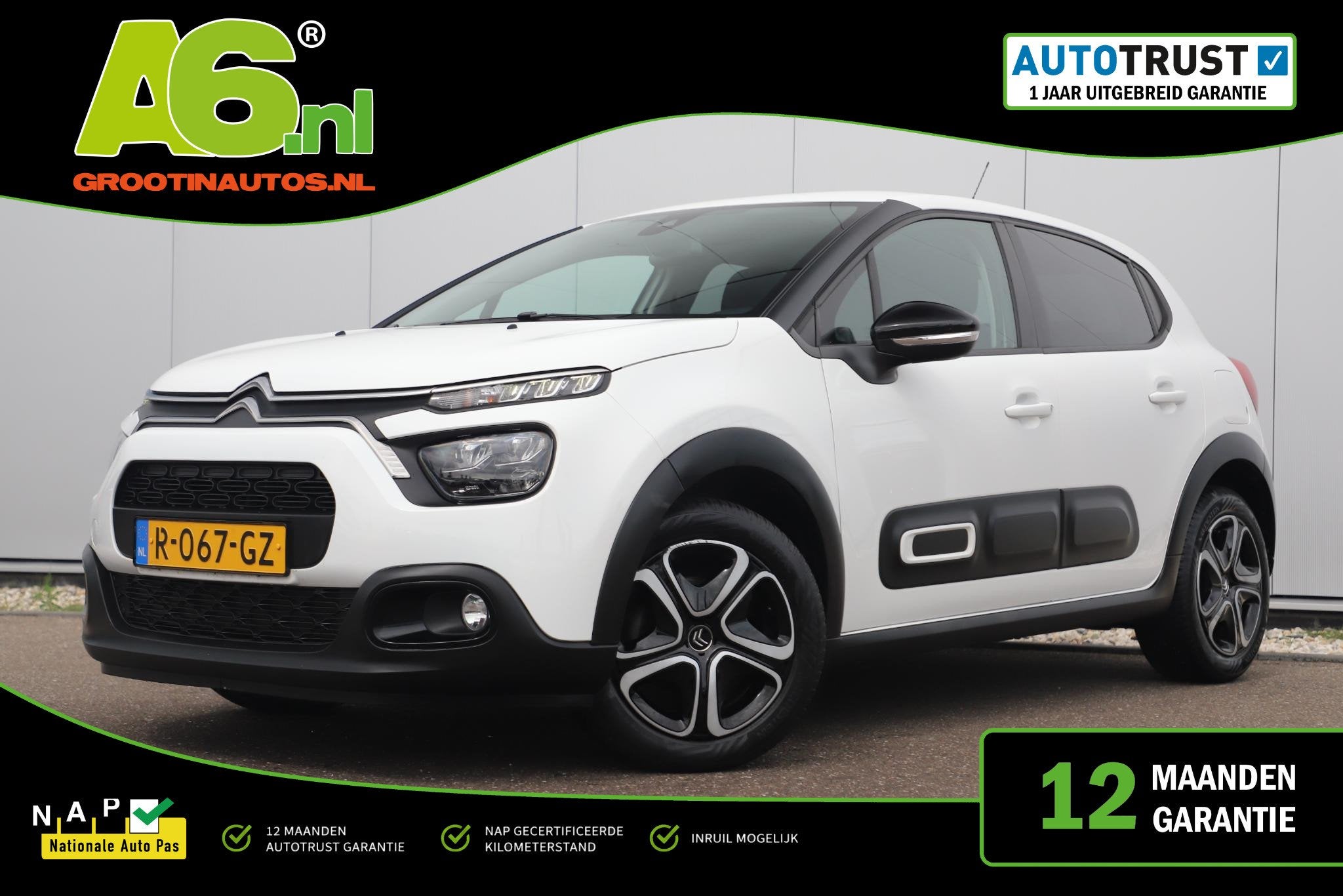 Citroen C3 1.2 PureTech Feel Carplay Android Navigatie Clima, Voorwielaandrijving, 83 pk, Euro 6, 1199 cc