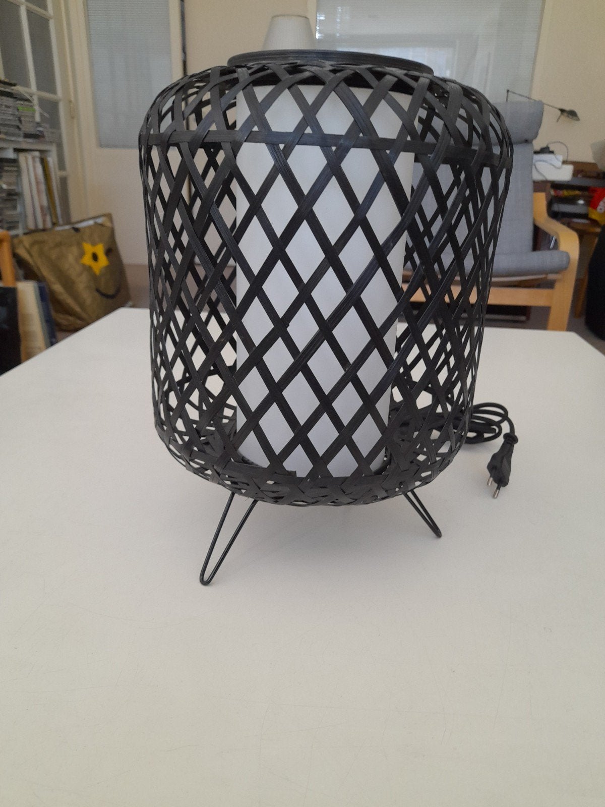 Commodelamp bamboe rotan Ikea  - nieuw, Ophalen, IKEA
