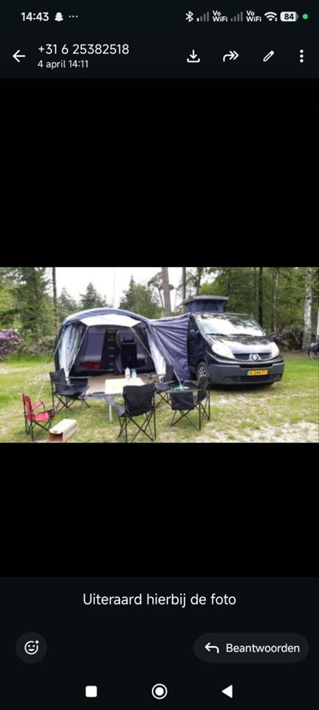 Kampa Travel Pod Maxi Air XL opblaasbare bustent, Ophalen of Verzenden, Gebruikt, Tot en met 4