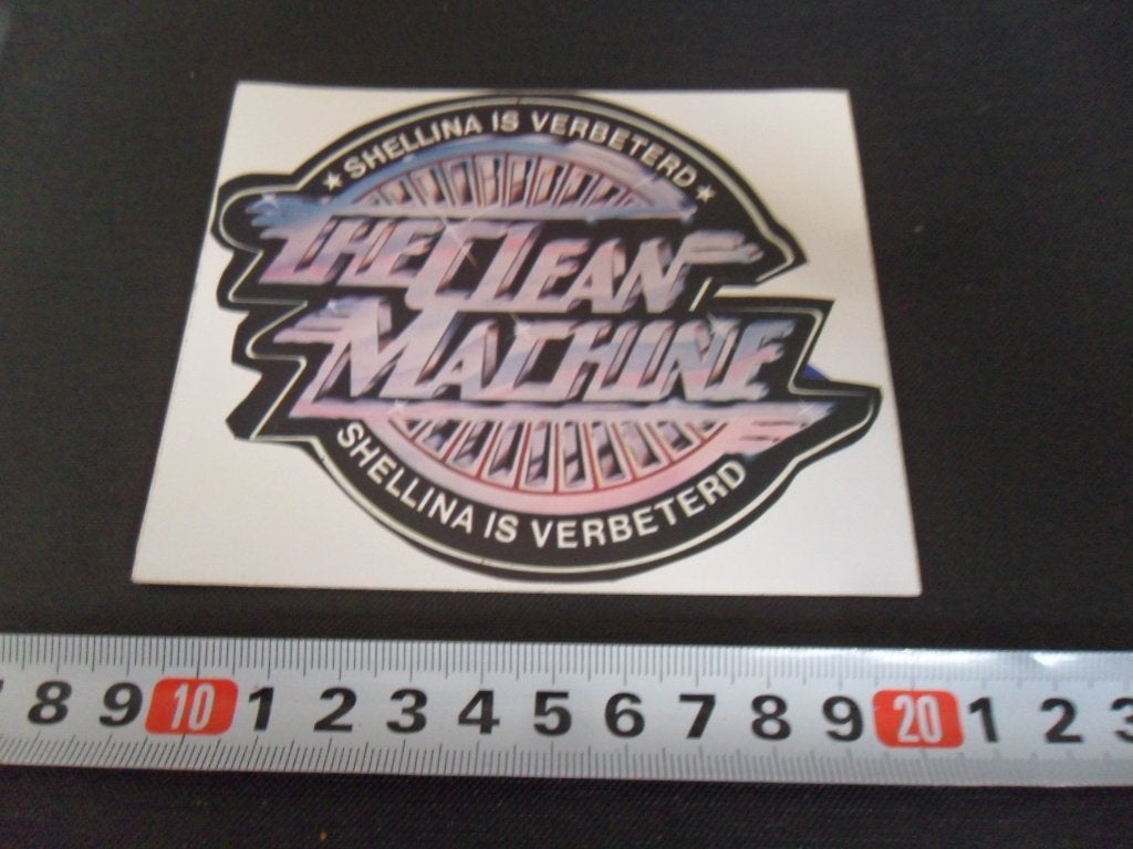 sticker SHELL Shellina is verbeterd THE CLEAN MACHINE *, Verzamelen, Ophalen of Verzenden, Zo goed als nieuw