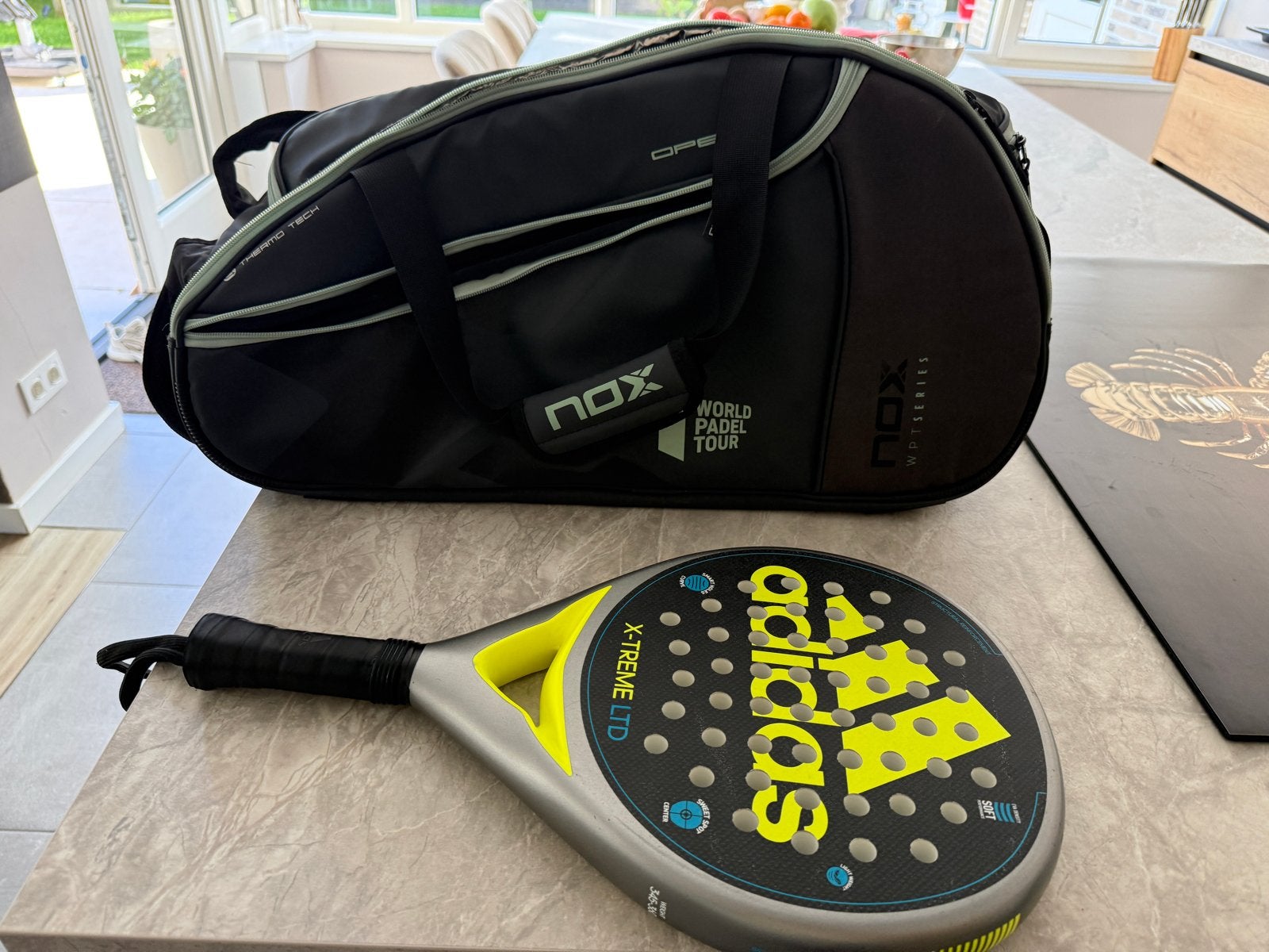 Adidas Padelracket X-Treme LTD & Nox World Padel Tour Tas, Ophalen of Verzenden, Zo goed als nieuw, Padelracket