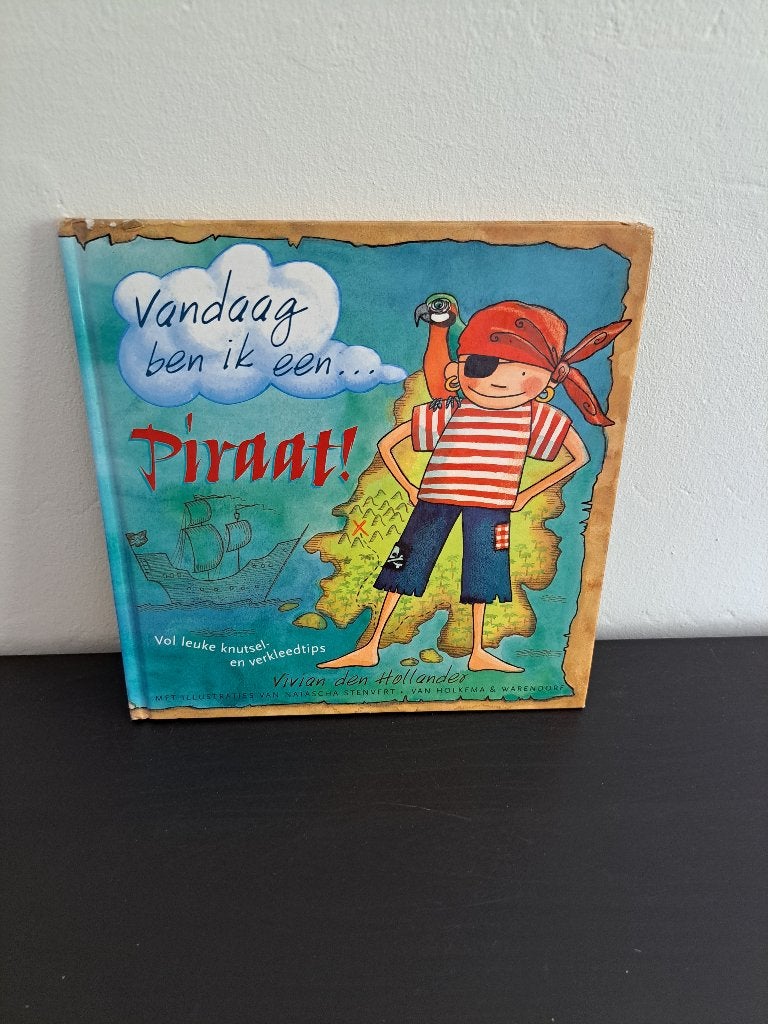 Vandaag ben ik een... piraat! - Vivian den Hollander, Non-fictie, Vivian den Hollander, Ophalen of Verzenden, Zo goed als nieuw