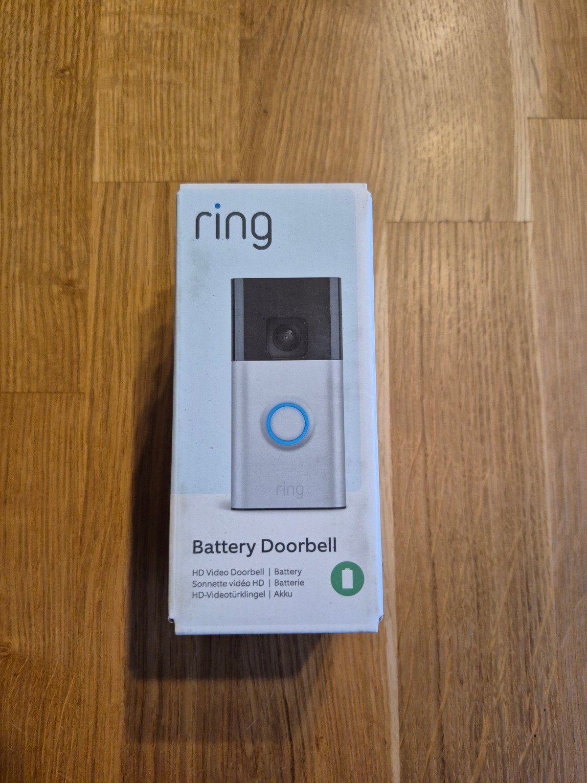Ring Battery Doorbell - Draadloze Video Deurbel, Ophalen, Bewegingsdetectiesensor, Nieuw, Draadloos