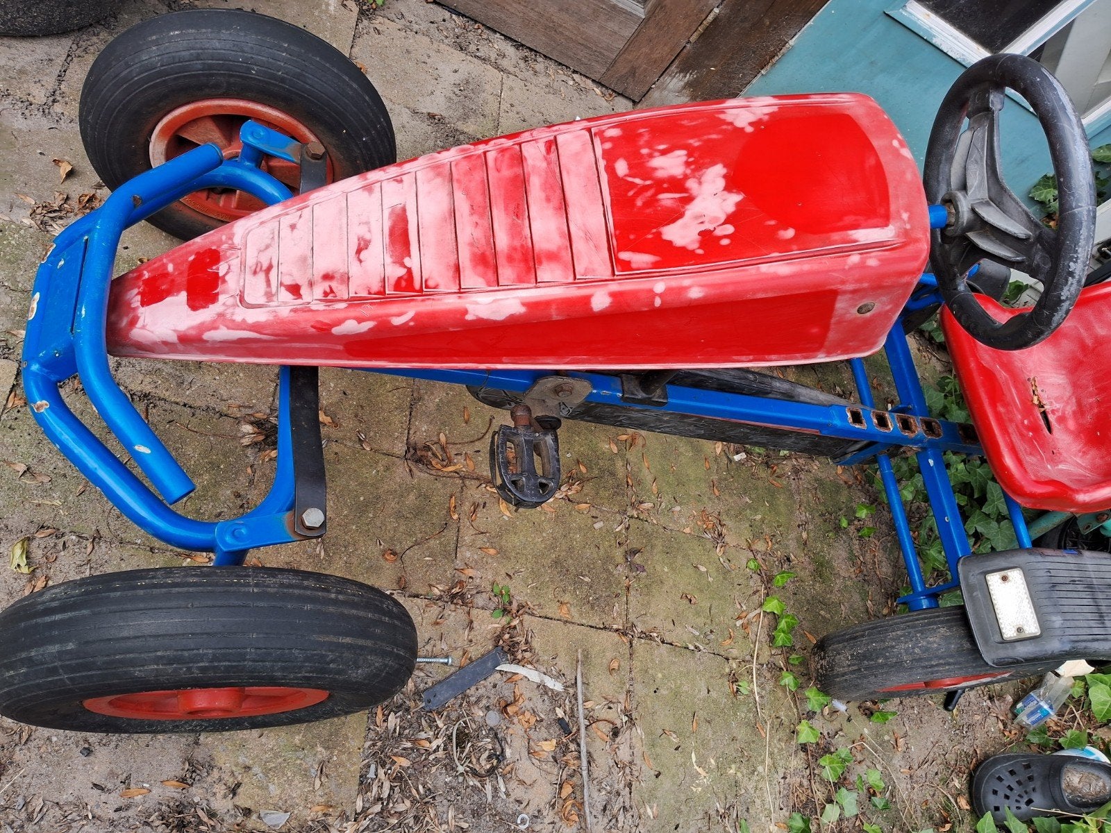 Berg skelter met schommelas 90.-