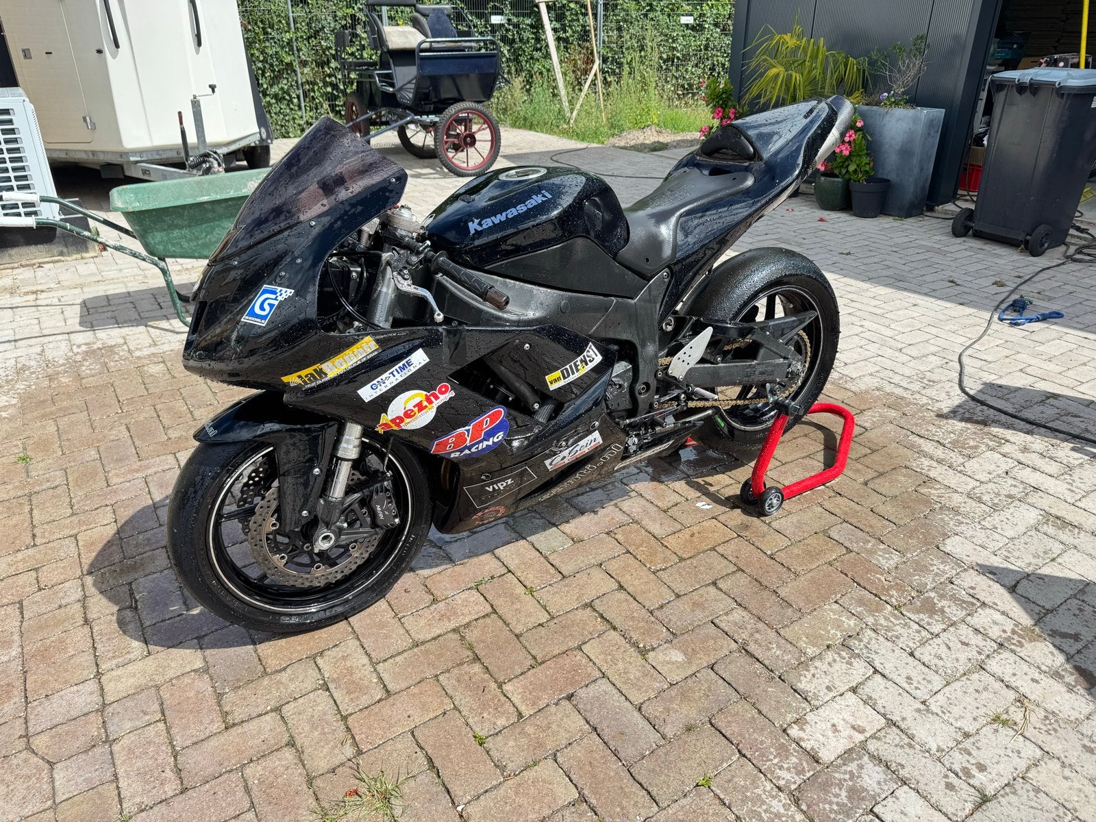Kawasaki Circuitmotor, 4 cilinders, Gebruikt, Super Sport, Particulier