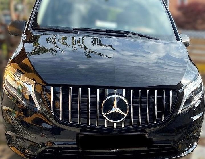 AMG grill zwart - chrome Mercedes Vito 2020 - 2024, Ophalen of Verzenden, -, -, -