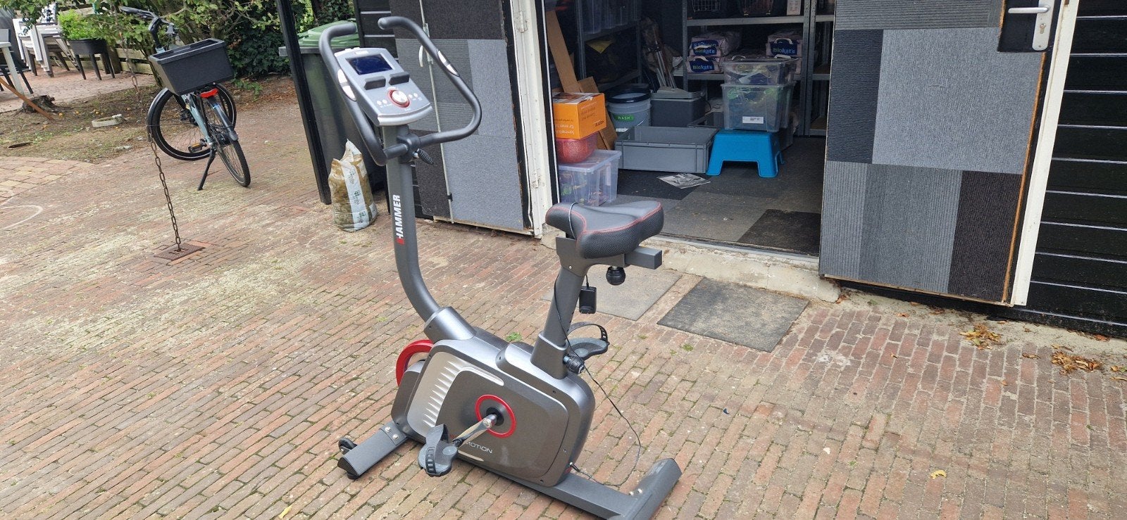 Hammer Ergo-Motion BT Ergometer / Hometrainer in topstaat, Sport en Fitness, Fitnessapparatuur, Ophalen, Zo goed als nieuw, Hometrainer