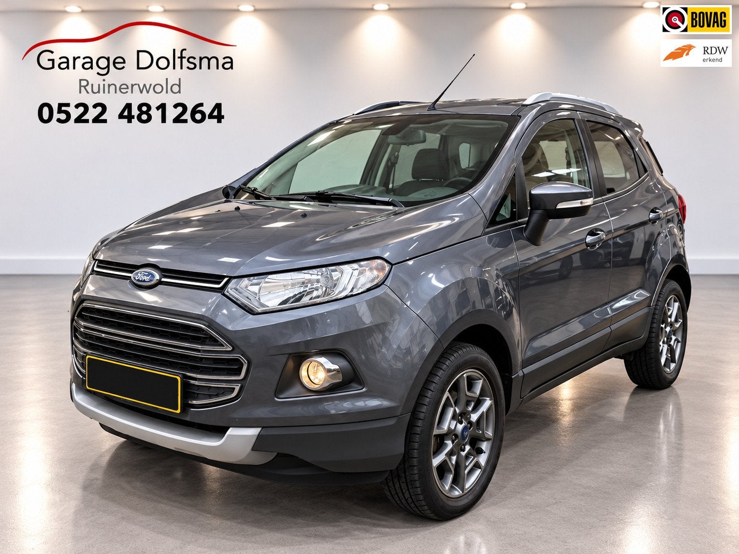 Ford EcoSport 1.0 EcoBoost Titanium-NL auto-stoelverw-Navi-C, Dealer onderhouden, 125 pk, Gebruikt, Ecosport
