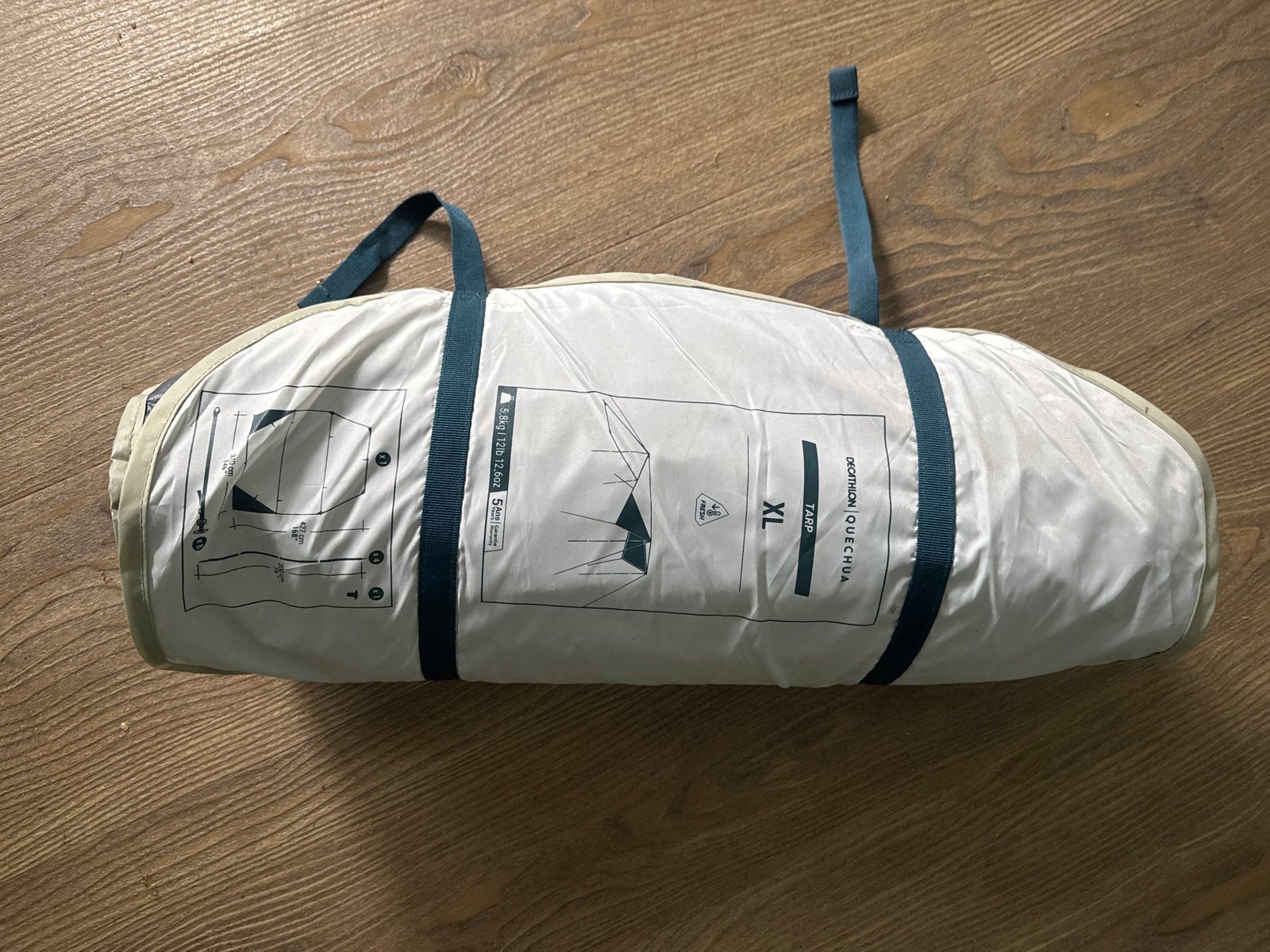 Decathlon Quechua Tarp XL - Nieuwstaat, Ophalen, Zo goed als nieuw, Tot en met 2