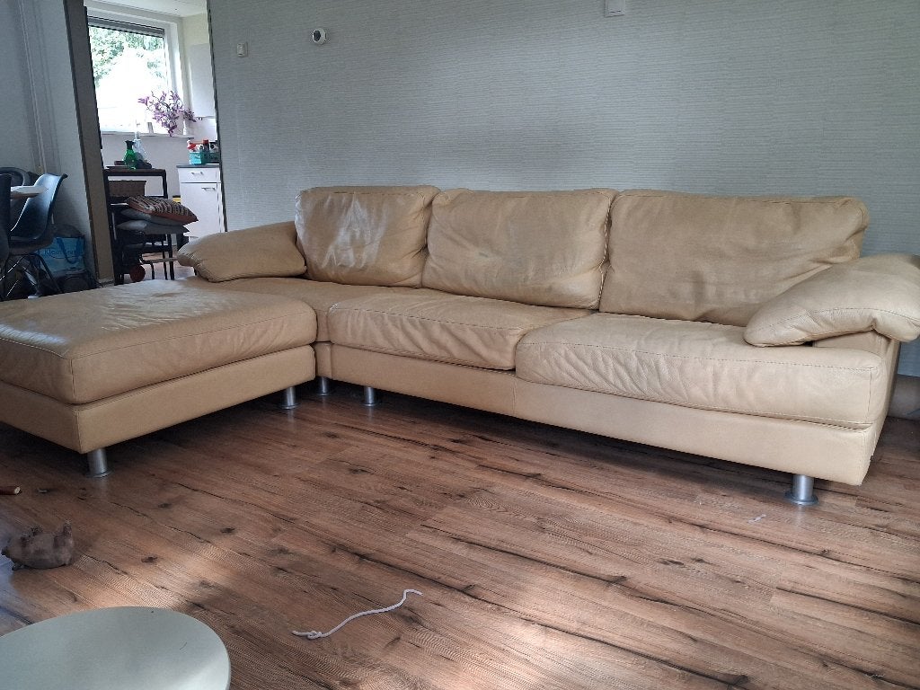 Modulaire bank Natuzzi, Ophalen, 250 tot 300 cm, Gebruikt, Rechte bank