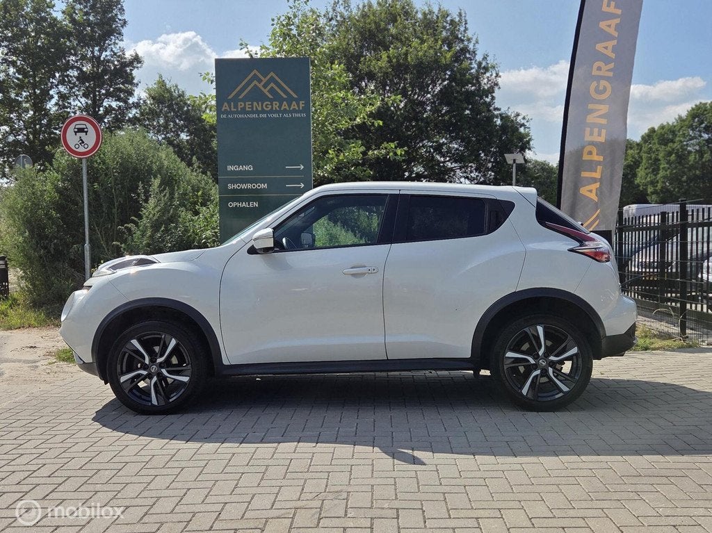 Nissan Juke 1.2 DIG-T S/S N-Vision 360Camera|Navi|Led|Crui, Auto's, Nissan, Voorwielaandrijving, Euro 6, 116 pk, Wit