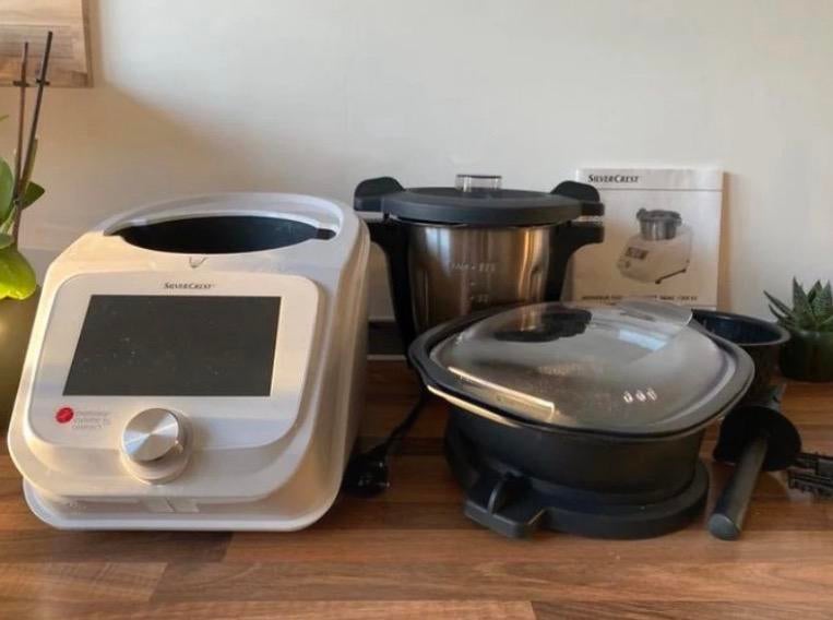 Silvercrest Monsieur Cuisine - Zo goed als nieuw!, Witgoed en Apparatuur, Keukenmixers, 4 liter of meer, Nieuw, 3 snelheden of meer