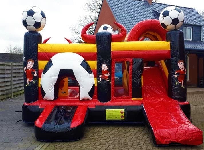 Communie of verjaardag springkussen huren vanaf 90 euro, Ophalen of Verzenden, Zo goed als nieuw, Verjaardag