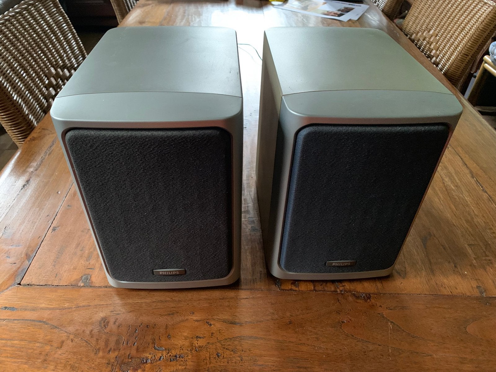 Philips speakers - Functioneren naar behoren, Philips, Refurbished, Ophalen of Verzenden, 120 watt of meer