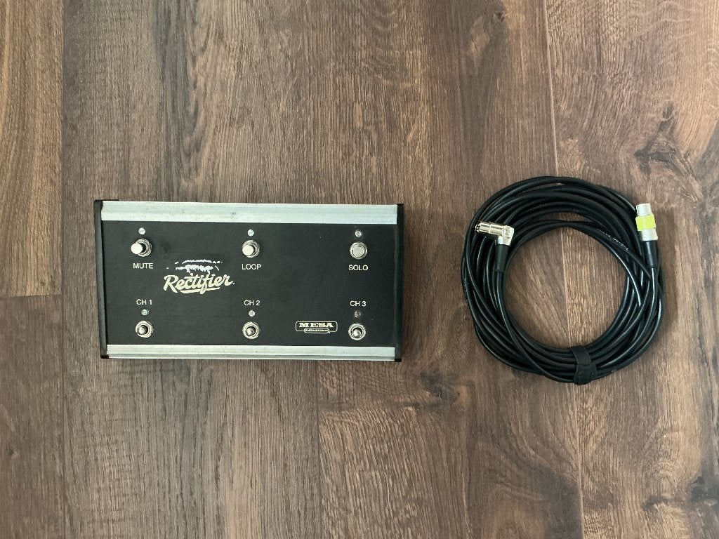 Mesa Rectifier FOOTSWITCH 3 CHANNEL MULTI-WATT DUAL,TRIPLE, Muziek en Instrumenten, Ophalen of Verzenden, Gebruikt, Gitaar, 100 watt of meer
