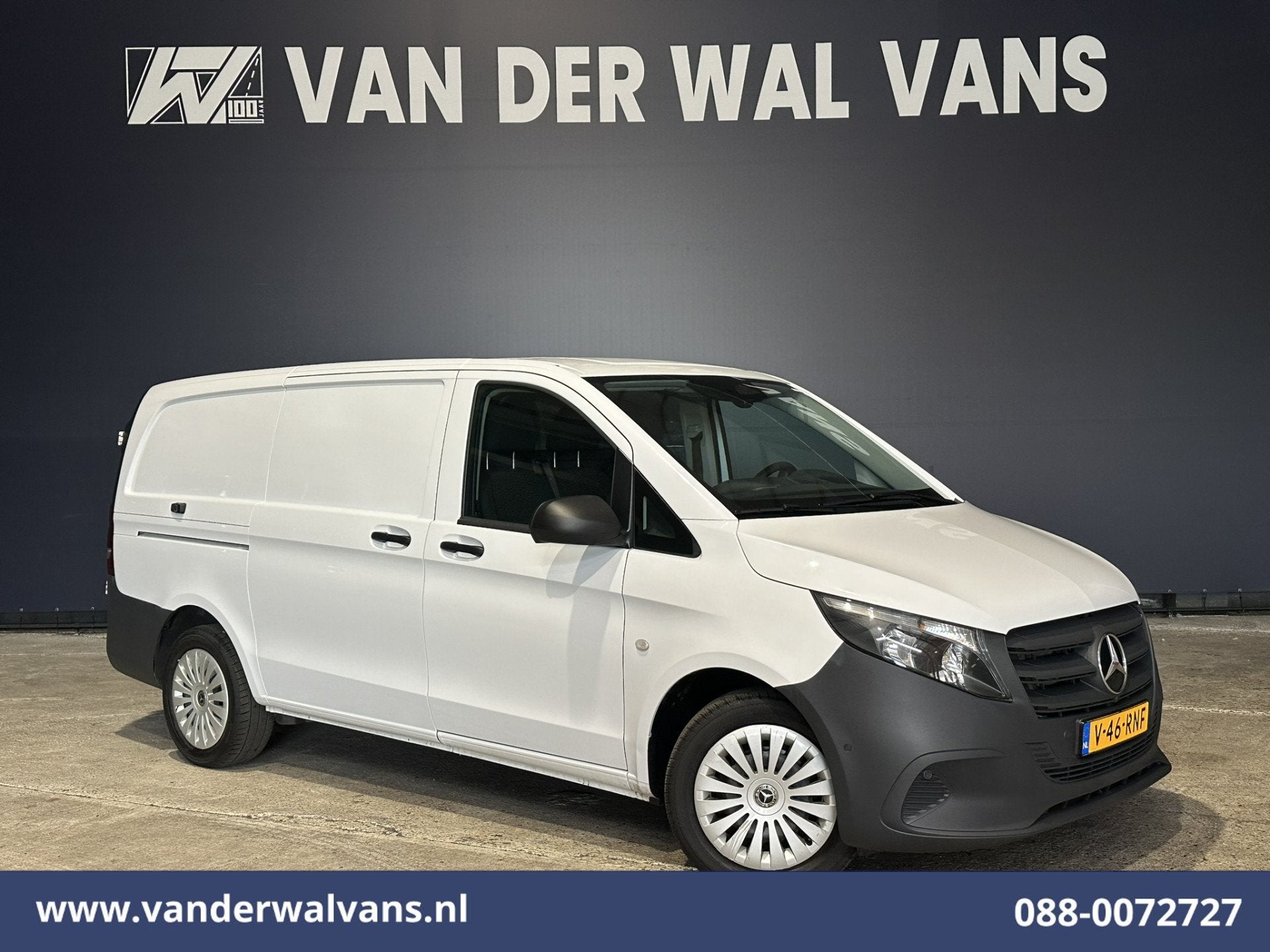 Mercedes-Benz Vito 116 CDI 164pk 2025 Model L2H1 Euro6 Airco, Gebruikt, 2000 kg, Wit, Bedrijf