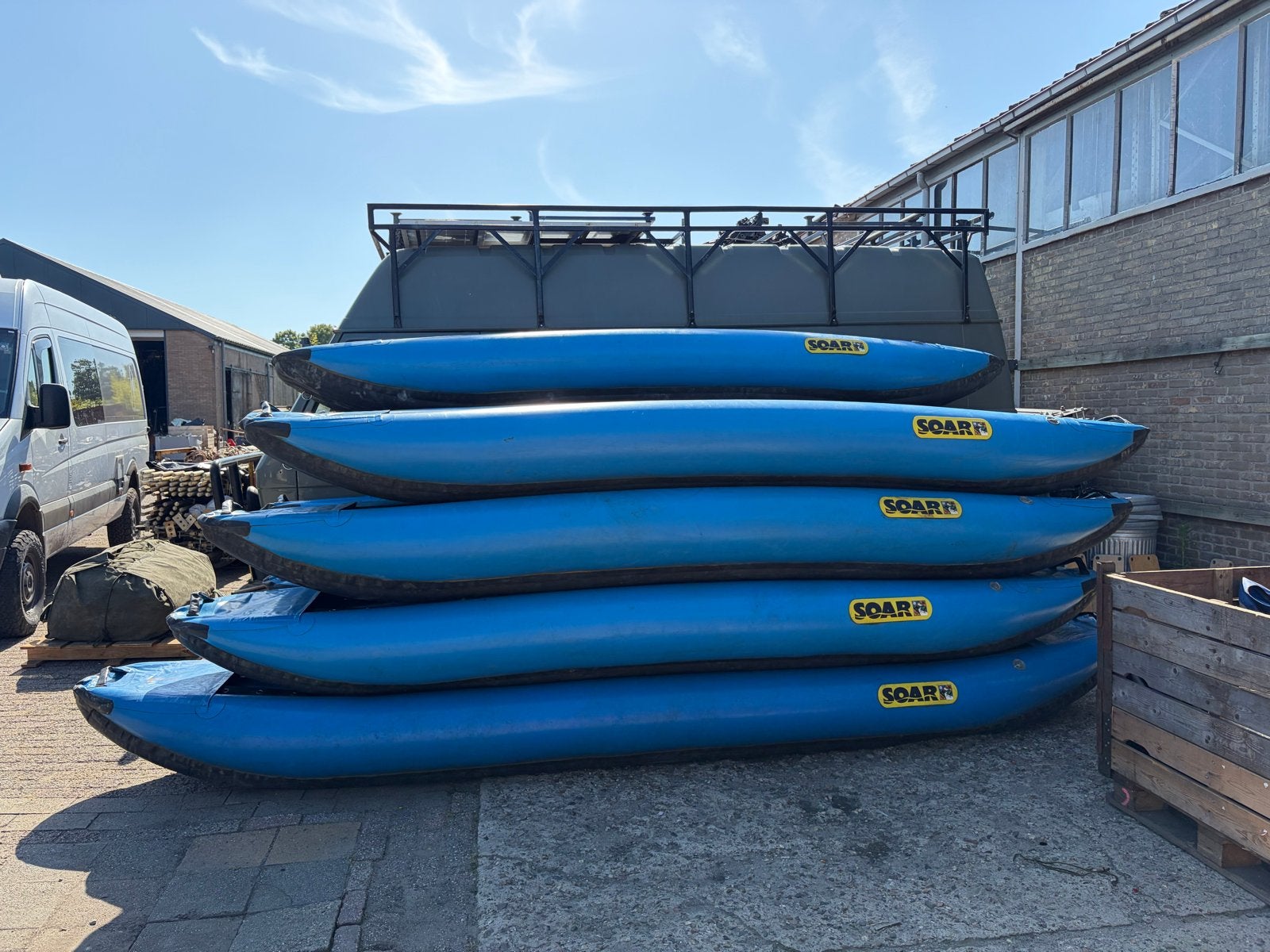SOAR Canyon S14 Professionele Opblaasbare Kano / Raft 9x, Watersport en Boten, Kajaks, Gebruikt, 2-persoons, Opblaasbaar, Ophalen