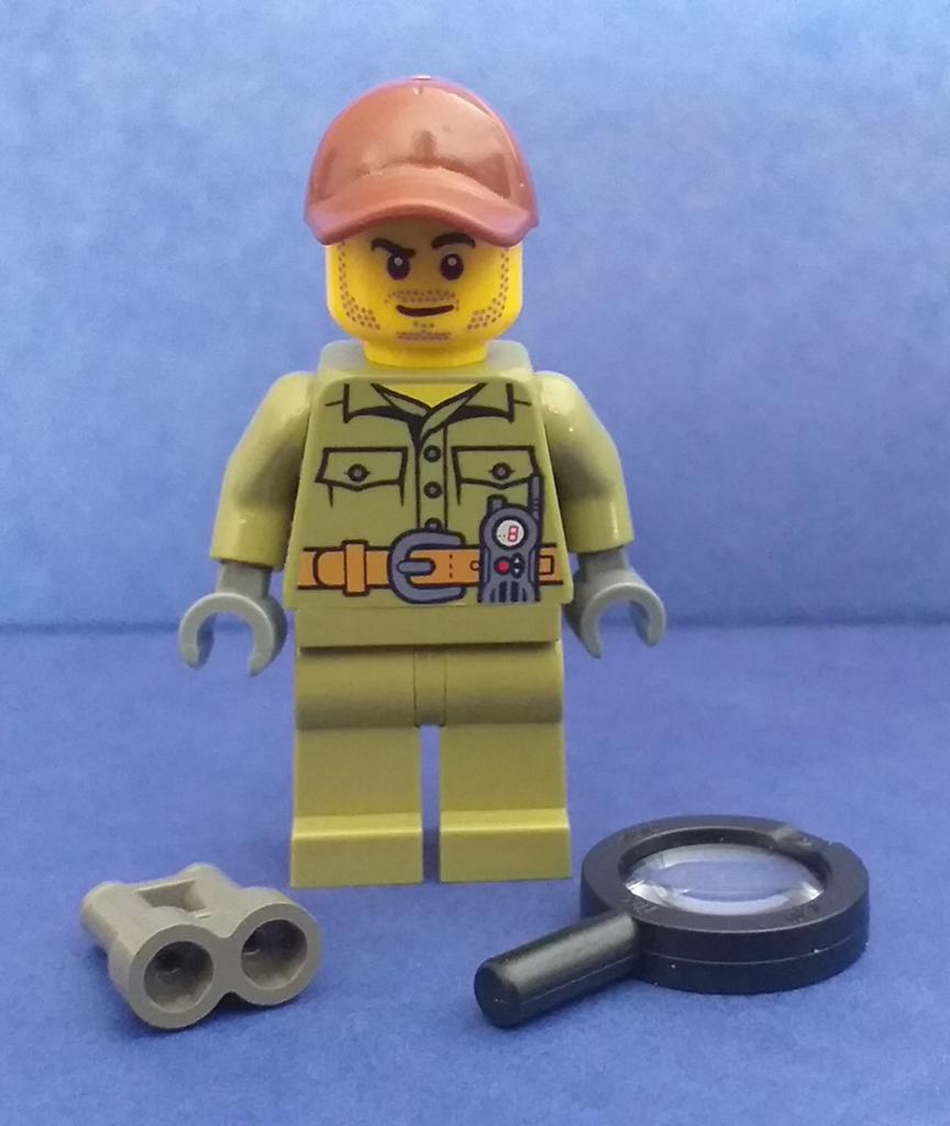 NIEUW lego DINOSAURUS HUNTER + accessoires poppetje nr 2, Jurassic World, Lego, Nieuw, Ophalen of Verzenden