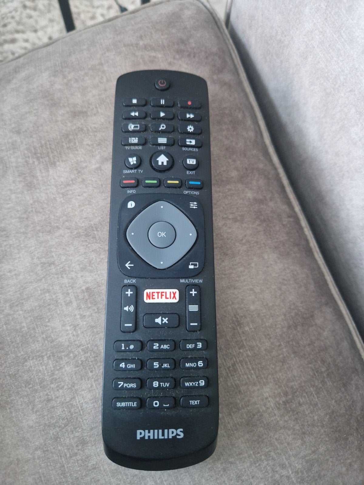 Philips afstandsbediening met Netflix-knop, Ophalen, Gebruikt, Origineel, Tv