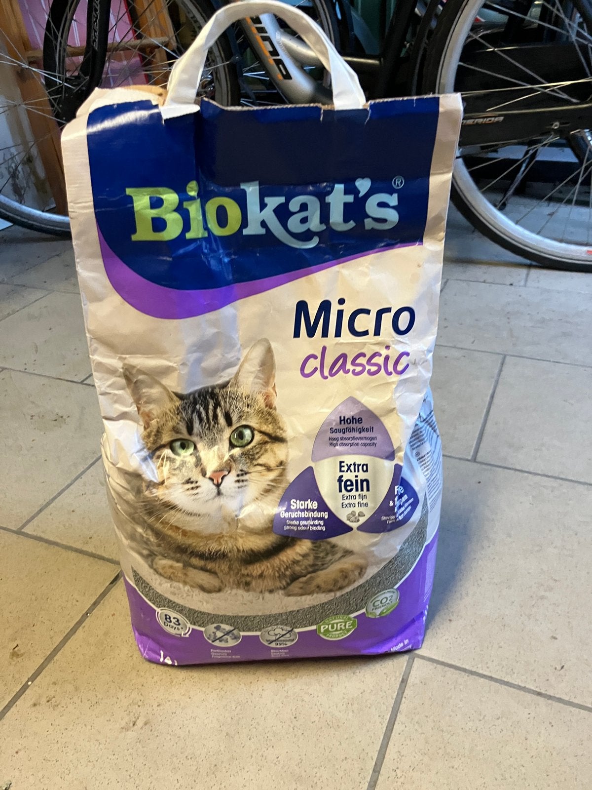 Biokats kattenbakvulling (2 open zakken), Dieren en Toebehoren, Ophalen, Nieuw, Open